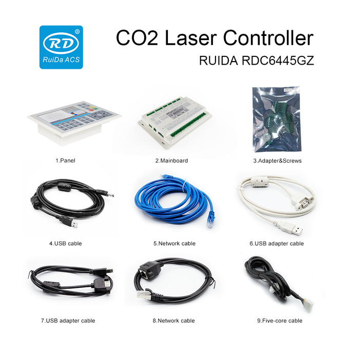 Ruida RDC6445GZ Laser Controller for 二酸化炭素 Laser Cutting and Engraving Machine 3